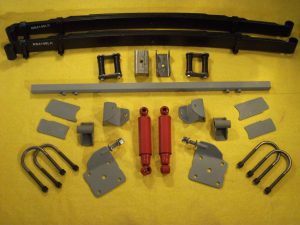 AS-1016C Complete Leaf Spring Rear End Mounting Kit for 1935-1936 Chevy Master