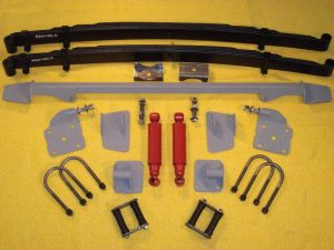 AS-1019C Complete Leaf Spring Rear End Mounting Kit for 1941-1948 Chevy