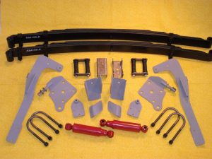 AS-2014CHD Complete Leaf Spring Rear End Mounting Kit for 1935-early 1936 Ford (Heavy Duty Springs)