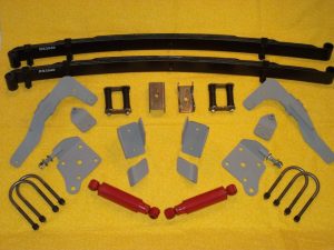 AS-2016C Complete Leaf Spring Rear End Mounting Kit for late 1936-1940 Ford Car and 1935-1941 Ford Pickup Truck